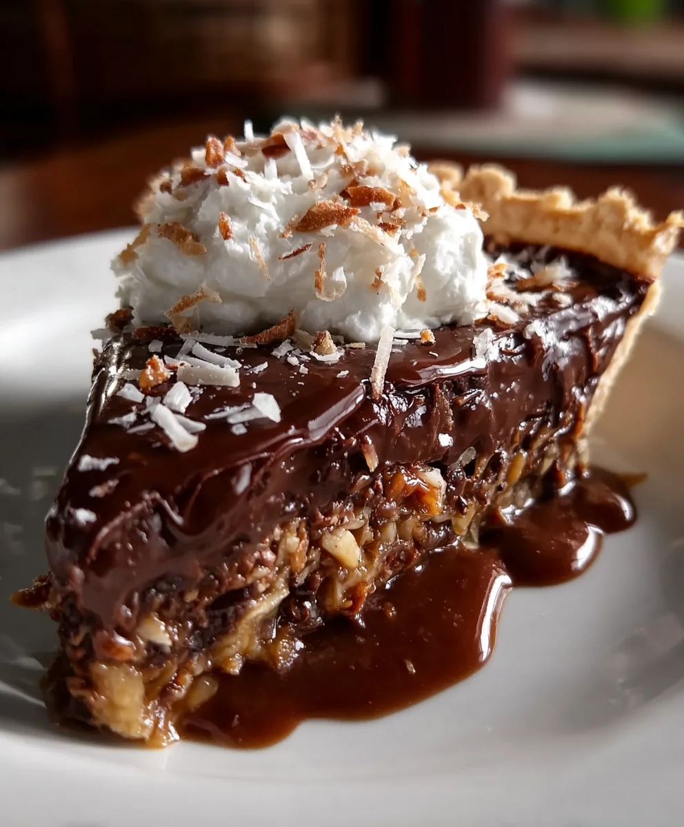 No-Bake German Chocolate Pie for a Merry Christmas!