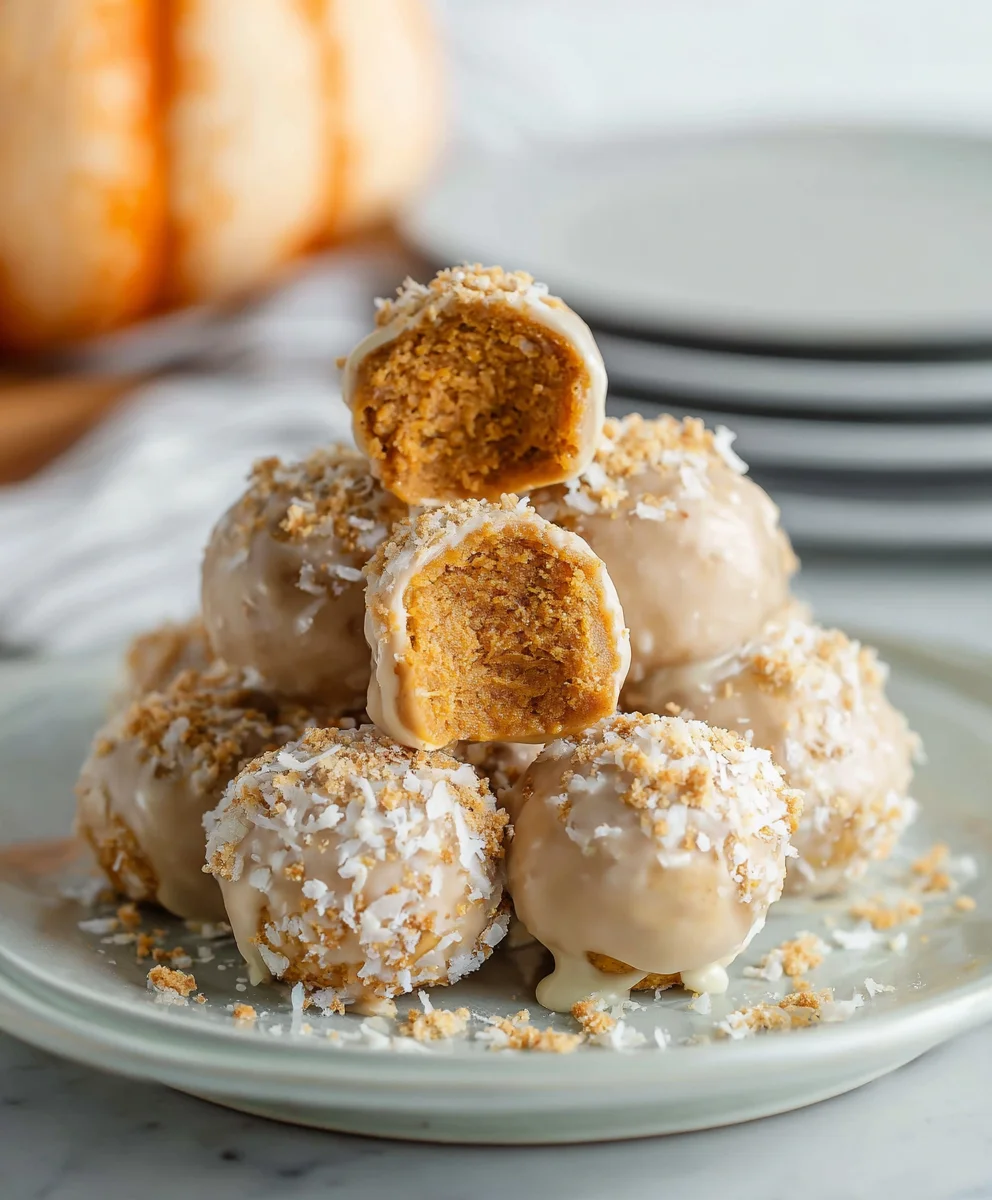 Delicious No Bake Pumpkin Pie Balls - Quick & Simple Recipe