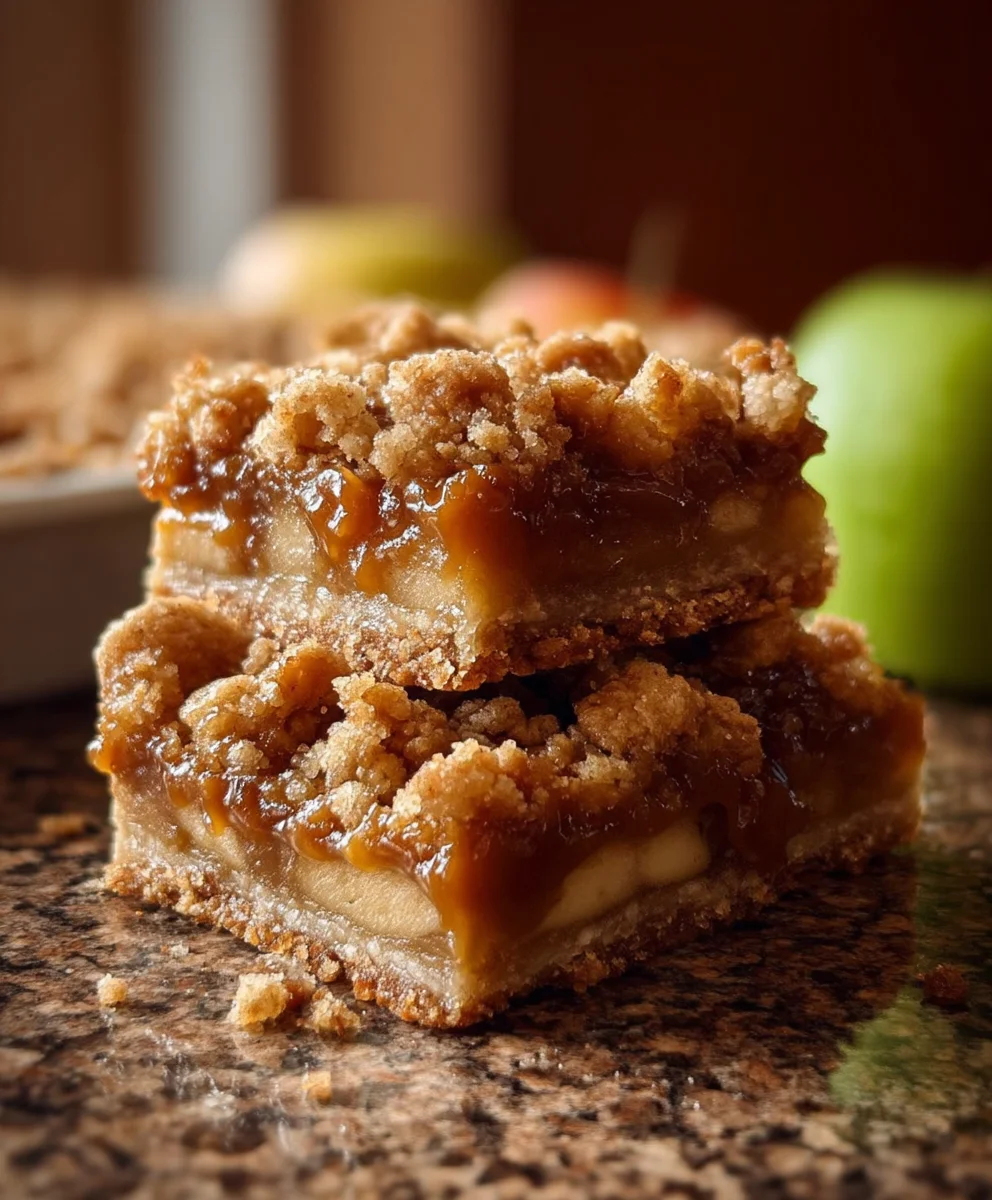 Salted Caramel Apple Crumble Bars: Your Perfect Fall Treat!
